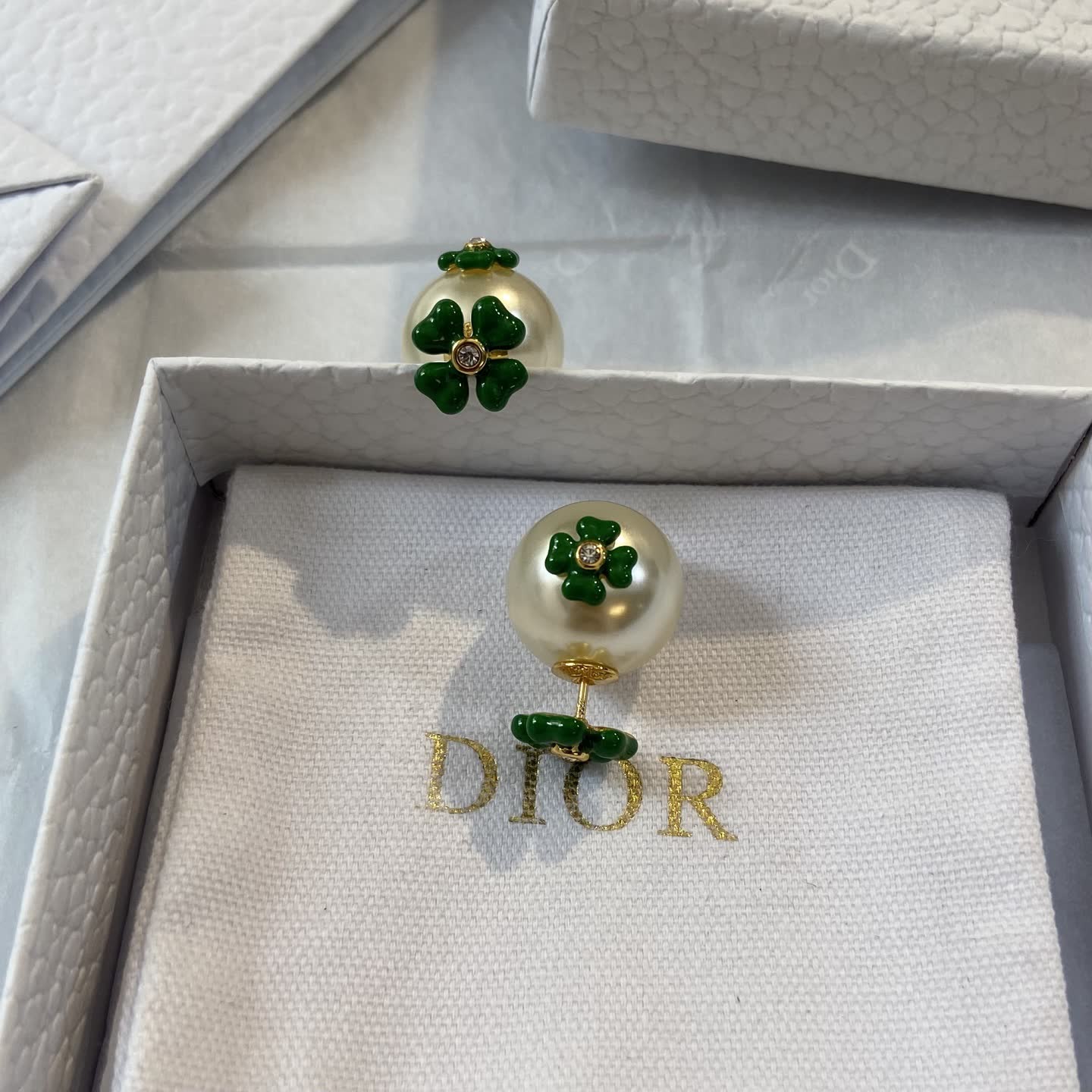 Van Cleef & Arpels Pearl Clover Stud Earrings